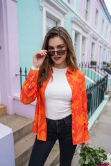 Beautiful Floral Shirt For Women