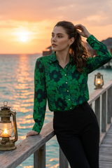 Attractive Floral Shirt For Women