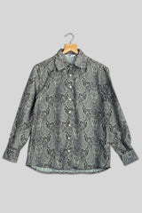 Designer Paisley Floral Shirt For Women