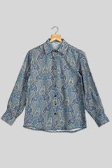Designer Paisley Floral Shirt For Women