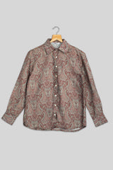 Designer Paisley Floral Shirt For Women