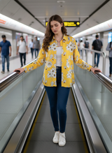 Vintage Floral Shirt For Women