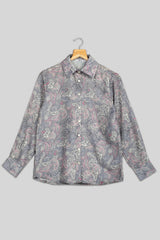 Vintage Paisley Shirt For Women