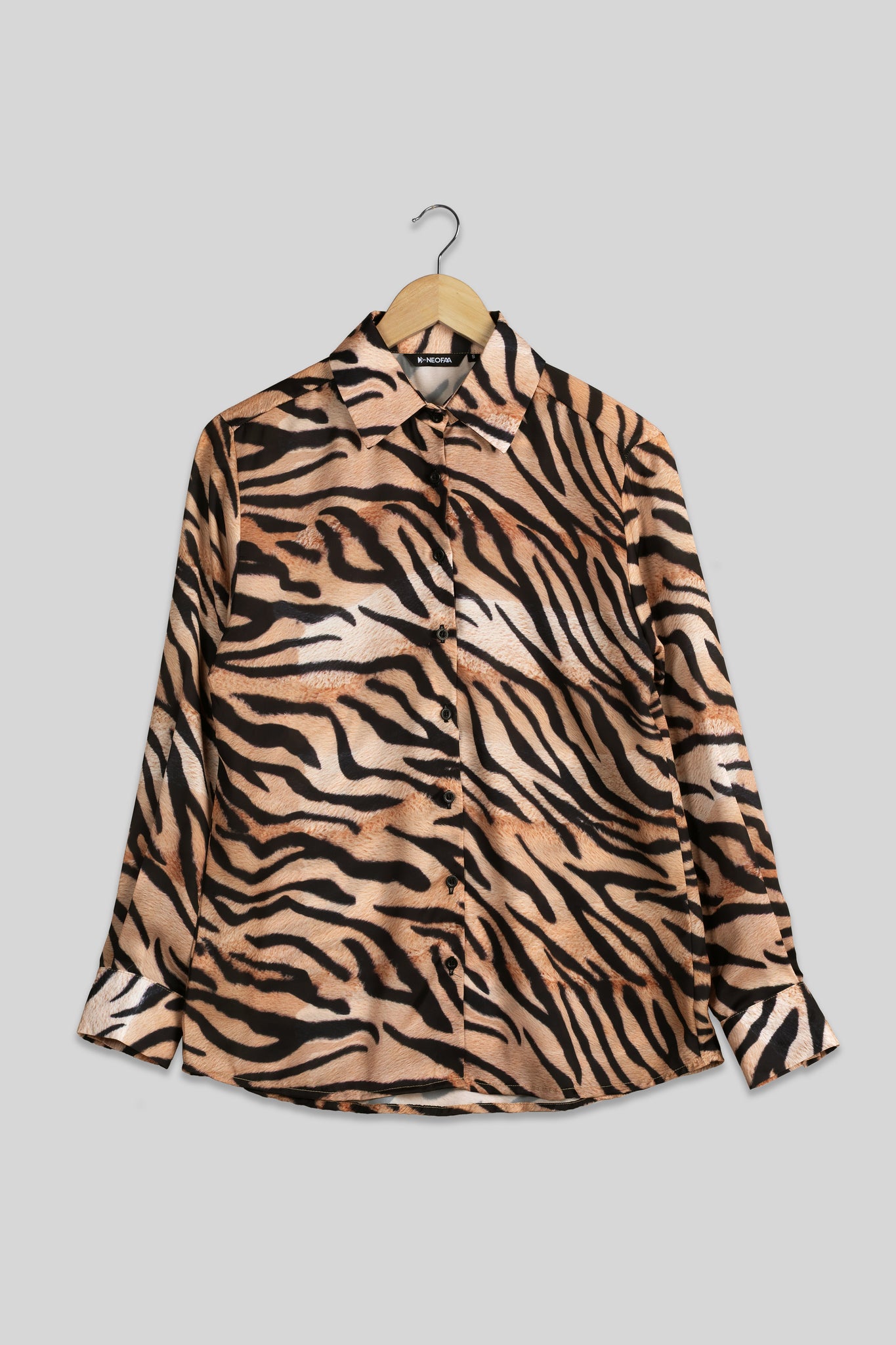 Designer Tiger Print Shirt For Women