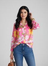 Attractive Floral Shirt For Women