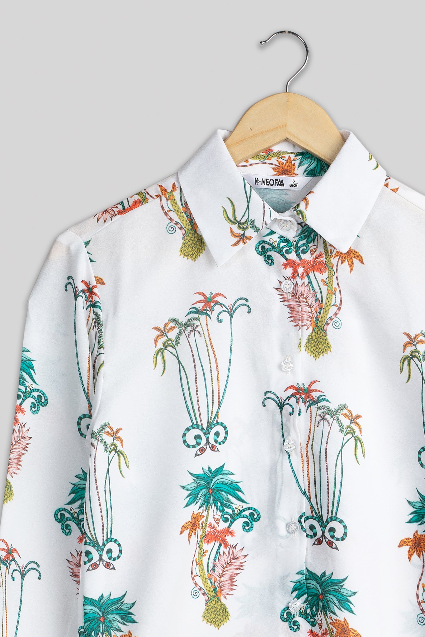 Classic Tropical Shirt For Women