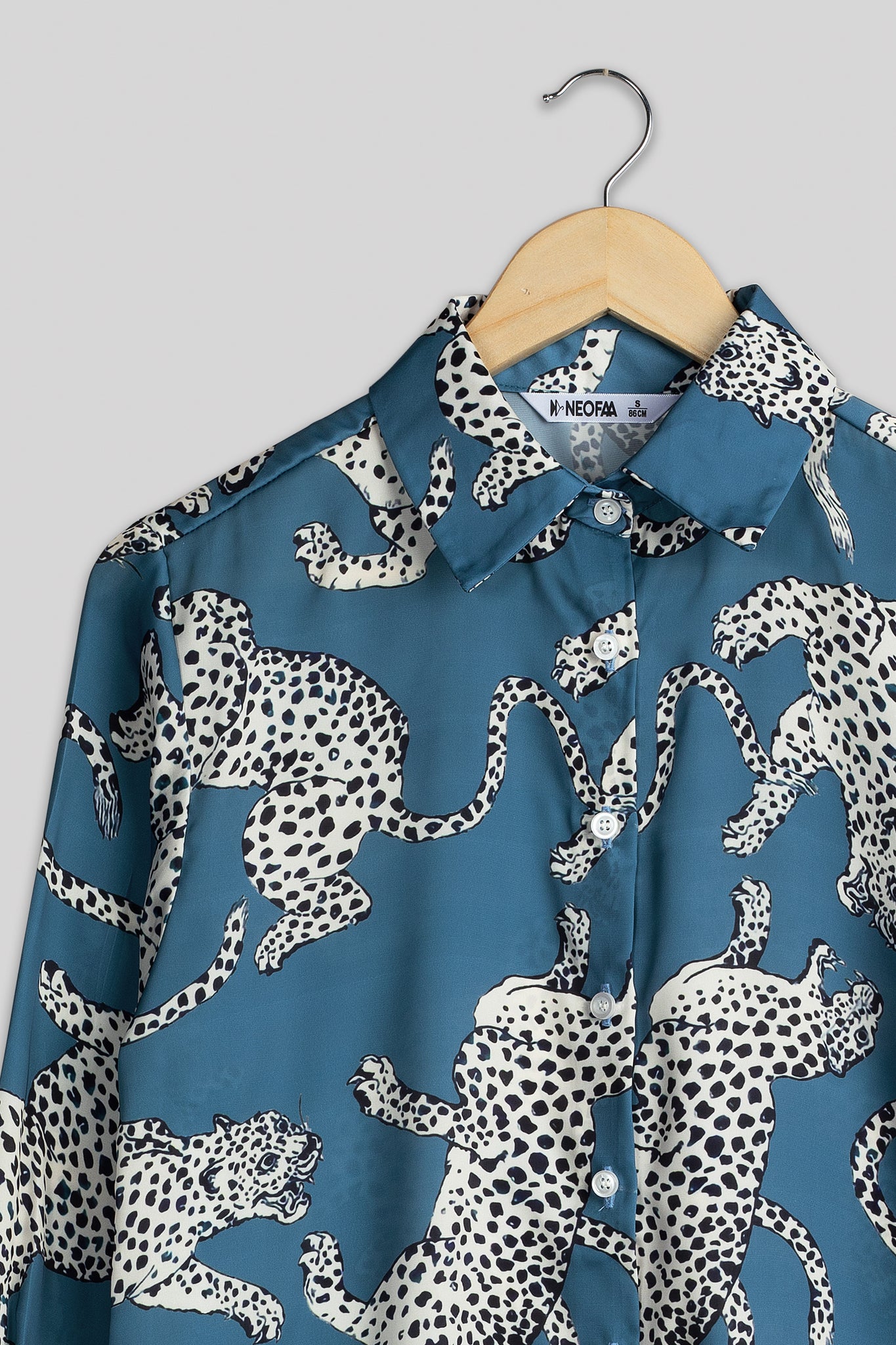 Leopard Print Shirt For Women