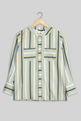 Stylish Stripes Shirt For Women