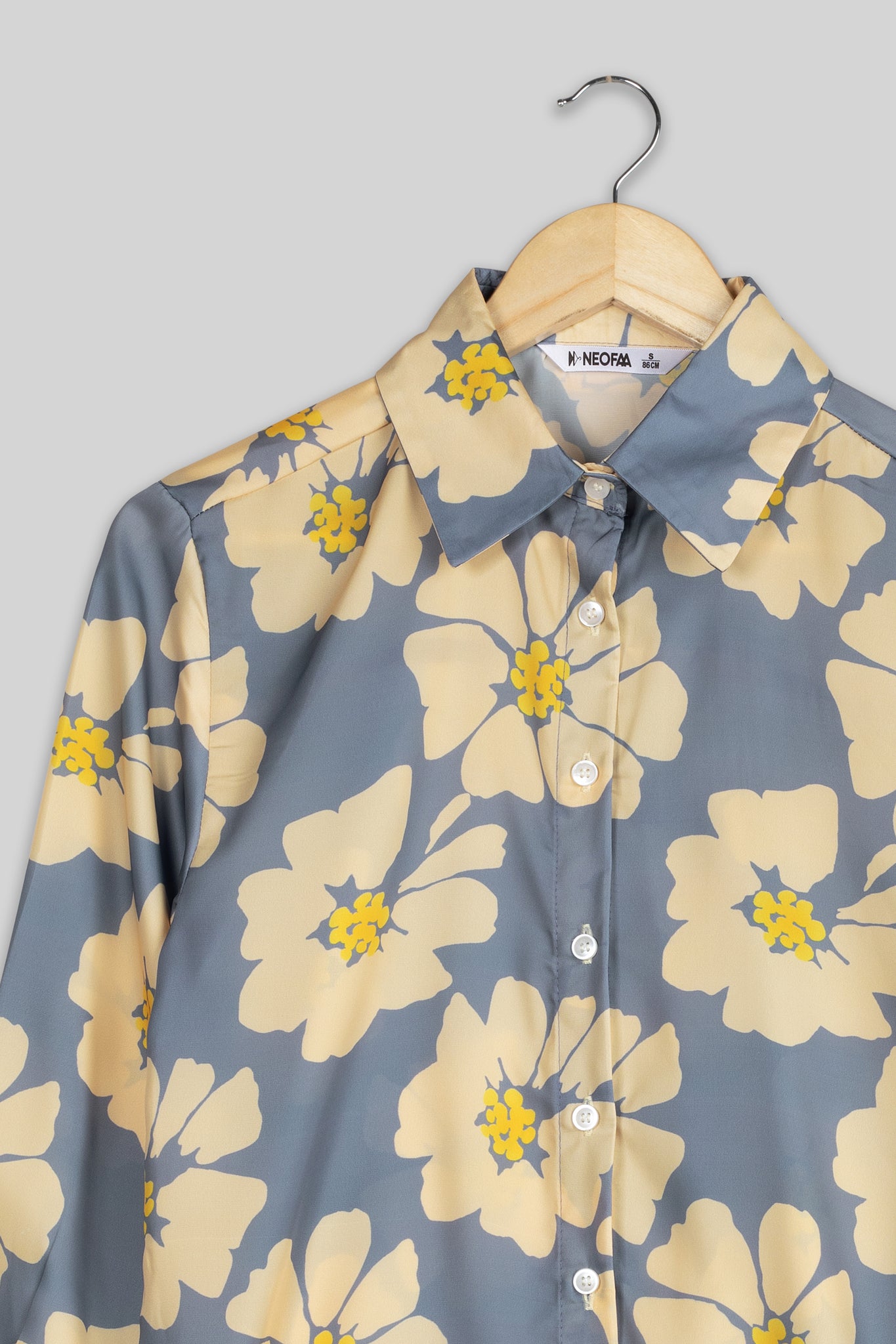Bestselling Beige Floral Shirt For Women
