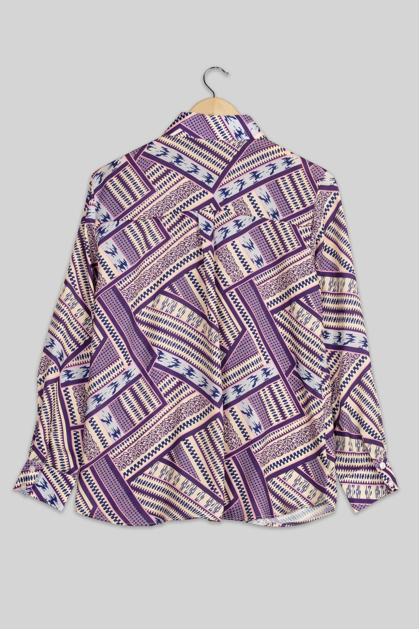 Traditional Violet Shirt For Women