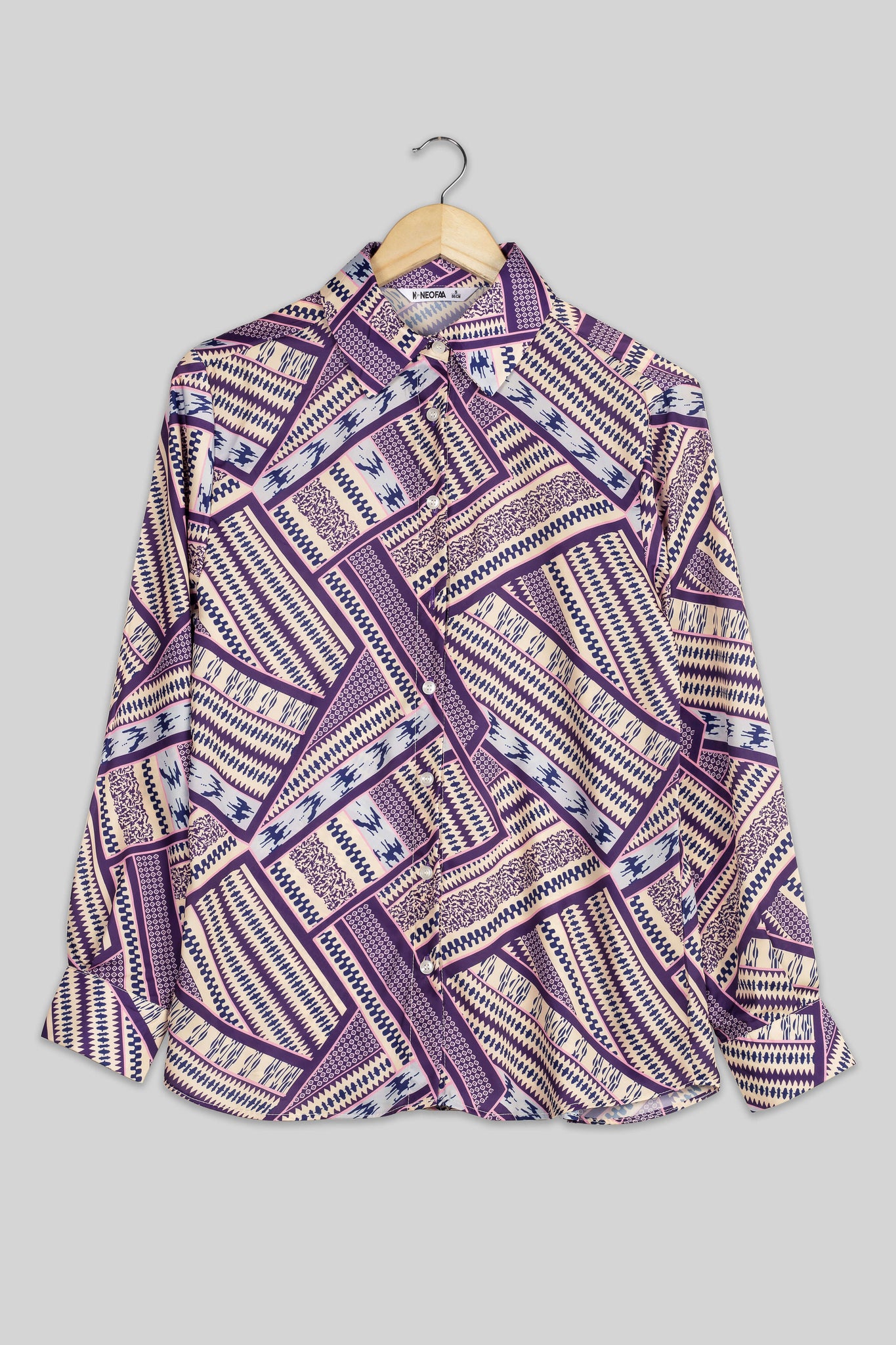 Traditional Violet Shirt For Women
