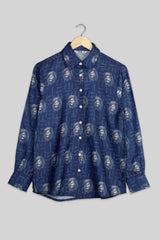 Designer Indigo Shirts For Women
