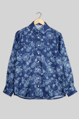 Designer Indigo Shirts For Women