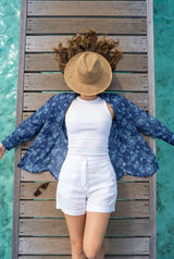 Designer Indigo Shirts For Women