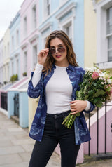 Designer Indigo Shirts For Women