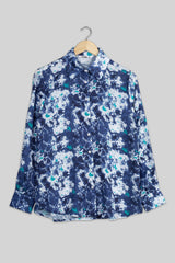 Lovely Blue Tie Dye Shirt For Women