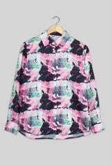 Designer Pink Tie Dye Shirt For Women