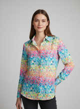 Blushing Floral Shirt For Women