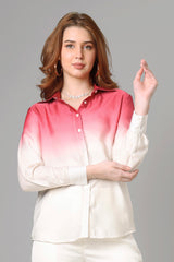 Designer Ombre Shirt For Women