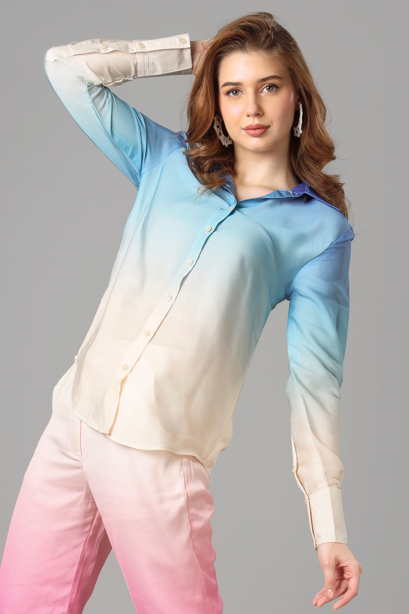 Bollywood Designer Ombre Shirt For Women