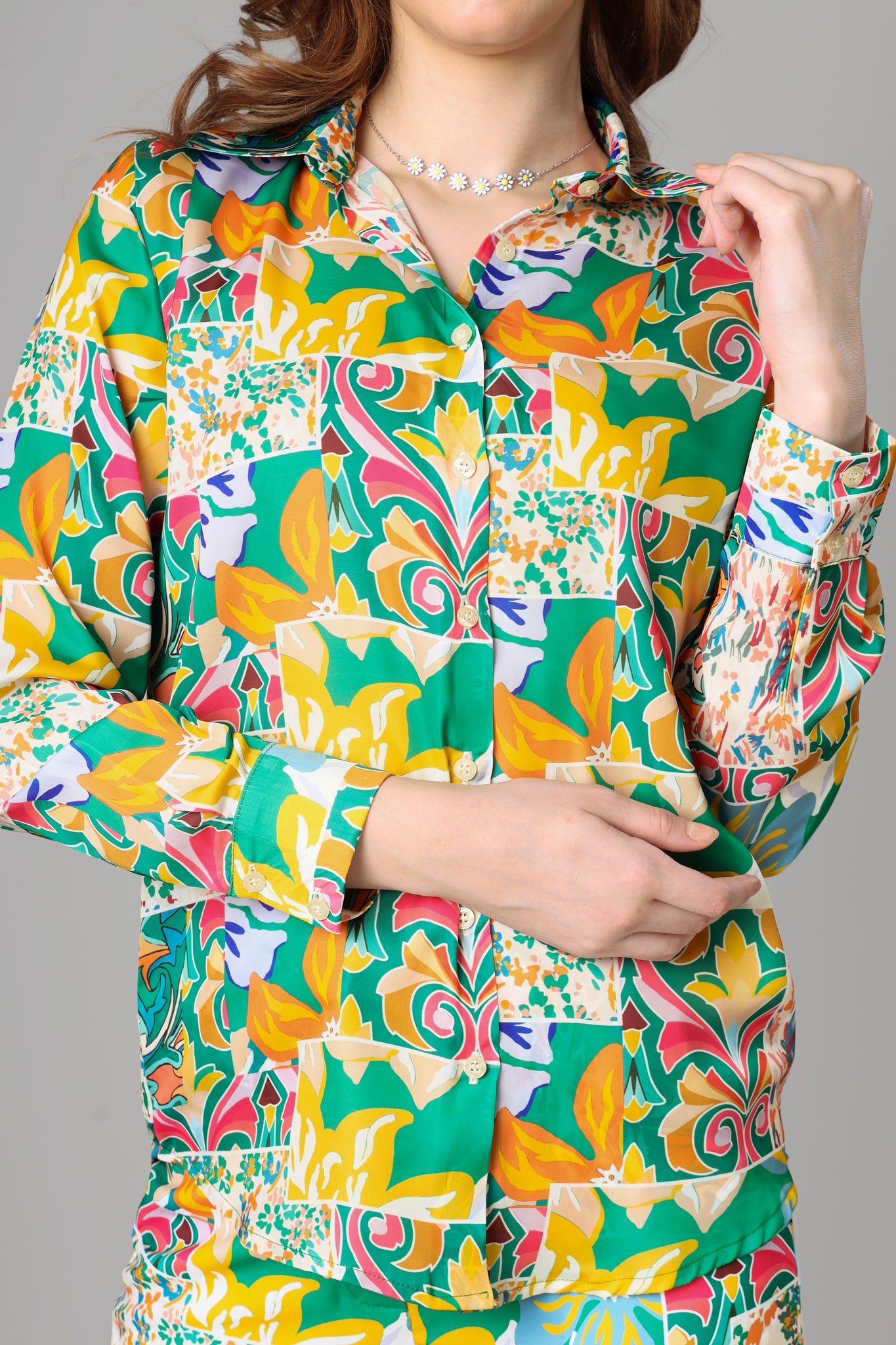 Trendy Abstract Shirt For Women