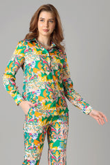 Trendy Abstract Shirt For Women