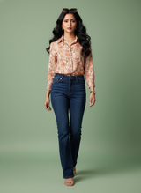 Majestic Floral Shirt For Women