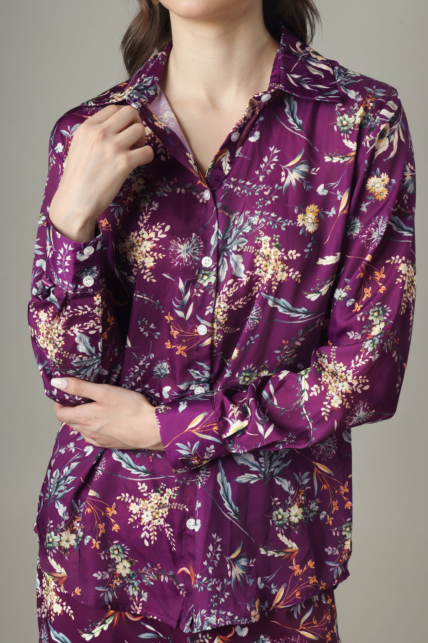Stay In Vogue With Our Floral Shirt For Women