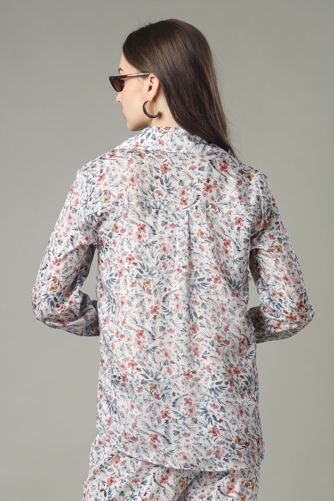 Stand Out In Style With Floral Wonderland Shirt