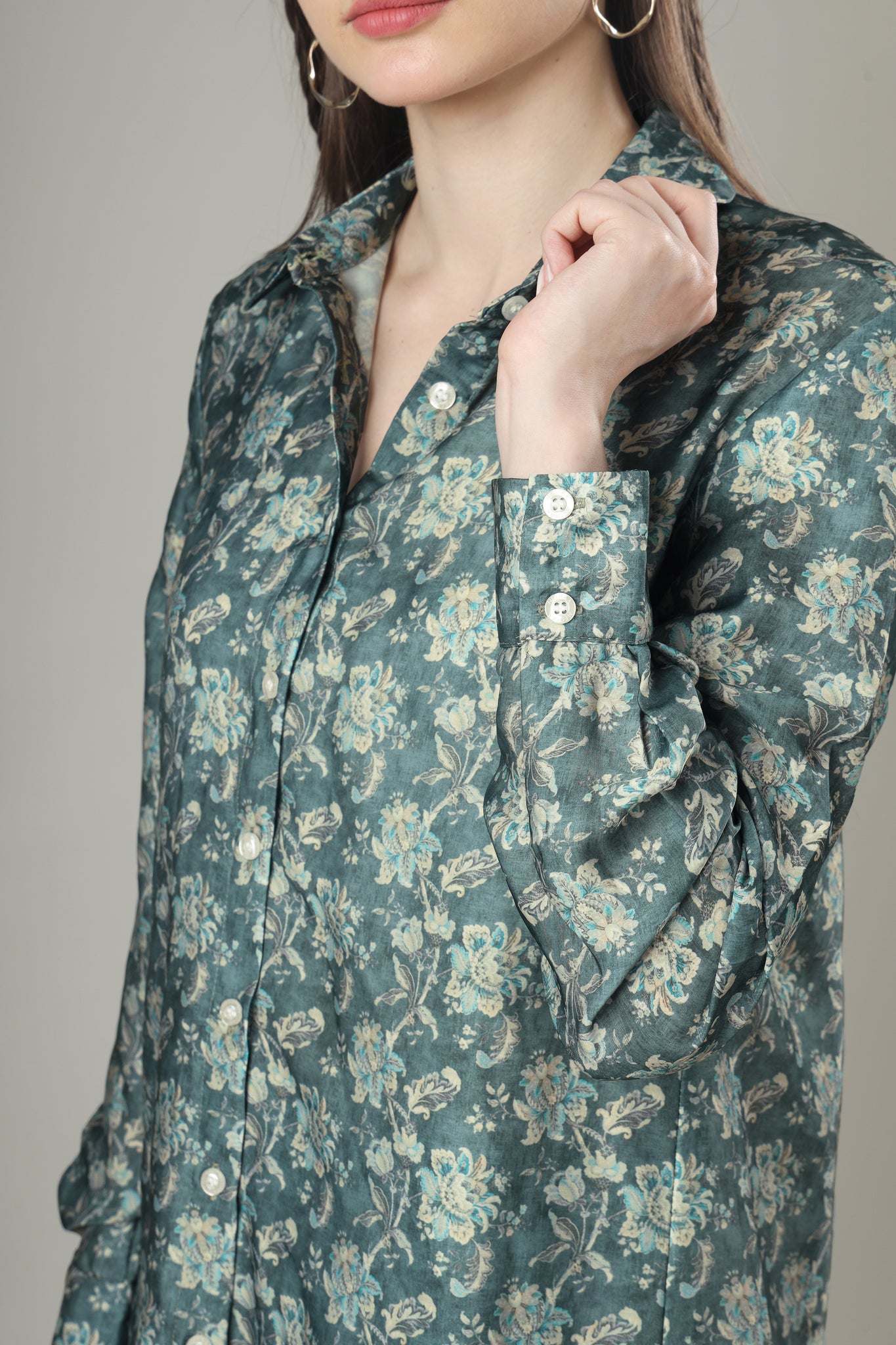 Embrace Style And Comfort In Our Floral Shirt