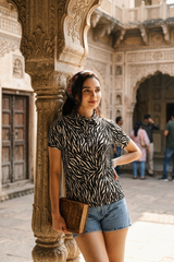 The Graphic Edition: Women's Short Sleeve Polo T-Shirt
