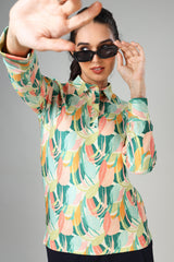 The Graphic Edition: Women's Full  Sleeve Polo T-Shirt