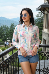 The Graphic Edition: Women's Full  Sleeve Polo T-Shirt