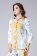 The Artsy Edit - Premium Abstract Floral Shirt