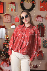 Xmas Addict Womens Shirt - Trendy Pick For True Christmas Lovers