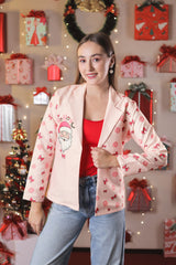 Ho Ho Haute Pink Womens Jacket – Christmas Lover’s Favorite Pick