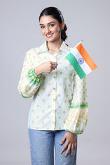 Exclusive Tri Color Shirt Expressing Love for Hindustan