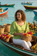 Stylish Regulars Golden Gleam Top For Women