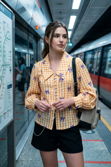 Sweet And Chic Aesthetic Button-Down Top For Women