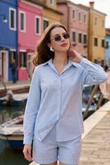 Fresh Stripe Womens Shirt - Clean Look, Bold Style