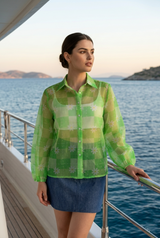 ToxicMint Layer Womens Shirt 💚🔥 - Edgy Summer Mood”
