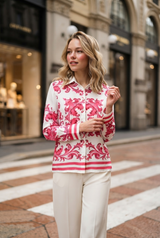 💗 Insta Favorite | Premium Majolica Print Womens Shirt