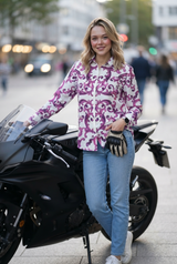 🚀 Selling Fast | Majolica Bloom Collection Womens LIVA Shirt