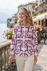 🚀 Selling Fast | Majolica Bloom Collection Womens Shirt