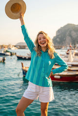 Vacation Ready – Premium Stripe Women's Shirt