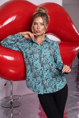 Fierce Look Activated 🐆 – Women’s Statement Print Shirt