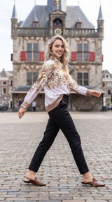 ✨ Own the Spotlight - Royal Print Women's Shirt