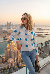 Polka Dot Cowl Top For Women - Trendy Vibes, Effortless Elegance