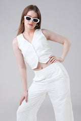 Premium Casual Embroidery Cotton Vests For Women