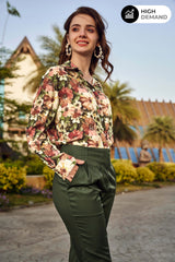 Floral Regular Fit Casual Shirt